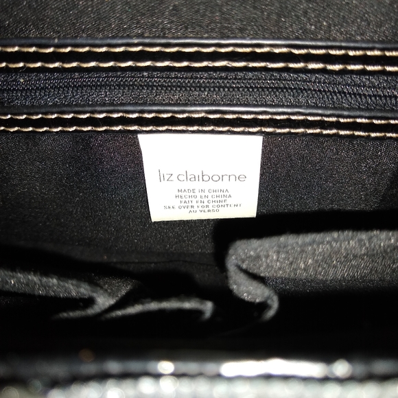 Liz Claiborne Luxury Black Bag - Picture 14 of 16